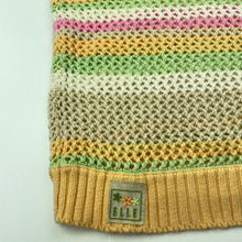 Load image into Gallery viewer, Girls ELLE PETITE, crocheted cotton top, L: 45cm, armpit to armpit: 32cm, EUC, size 5-6,