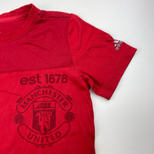 Load image into Gallery viewer, Boys Adidas, Climalite Manchester United t-shirt / top, GUC, size 9-10,