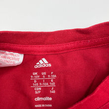 Load image into Gallery viewer, Boys Adidas, Climalite Manchester United t-shirt / top, GUC, size 9-10,