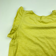 Load image into Gallery viewer, Girls Next, yellow cotton t-shirt / top, FUC, size 5-6,