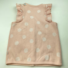 Load image into Gallery viewer, Girls Mn.Mo, fleece lined vest, poppers, light marks, FUC, size 6-7,