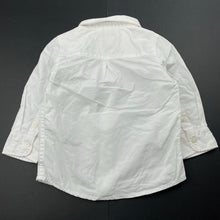 Load image into Gallery viewer, Girls Esprit, lightweight cotton long sleeve shirt, mark back right cuff, FUC, size 6 months,