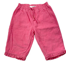 Load image into Gallery viewer, Girls Bebe by Minihaha, cotton lined corduroy pants, elasticated, EUC, size 00,