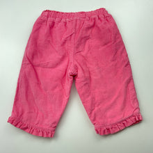 Load image into Gallery viewer, Girls Bebe by Minihaha, cotton lined corduroy pants, elasticated, EUC, size 00,