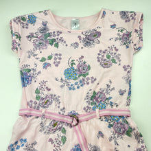 Load image into Gallery viewer, Girls Target, floral cotton casual dress, FUC, size 7, L: 63cm