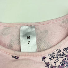 Load image into Gallery viewer, Girls Target, floral cotton casual dress, FUC, size 7, L: 63cm