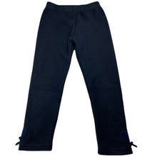 Load image into Gallery viewer, Girls PENCIL CLUB, navy fleece lined pants, elasticated, Inside leg: 43cm, GUC, size 6,