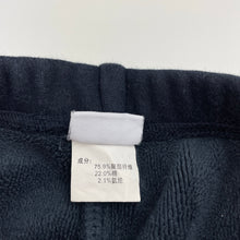 Load image into Gallery viewer, Girls PENCIL CLUB, navy fleece lined pants, elasticated, Inside leg: 43cm, GUC, size 6,