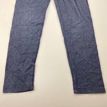 Load image into Gallery viewer, Girls Target, blue marle leggings, elasticated, Inside leg: 48cm, GUC, size 7,