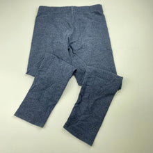 Load image into Gallery viewer, Girls Target, blue marle leggings, elasticated, Inside leg: 48cm, GUC, size 7,
