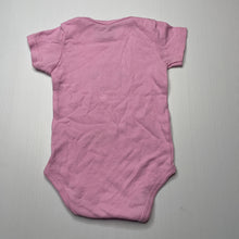 Load image into Gallery viewer, Girls Luvable Friends, pink cotton bodysuit / romper, owl, GUC, size 00,
