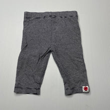 Load image into Gallery viewer, Girls Target, stripe cotton leggings / bottoms, elasticated, GUC, size 00,