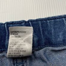 Load image into Gallery viewer, Girls H&T, blue stretch denim skirt, adjustable, L: 27.5cm, FUC, size 7,