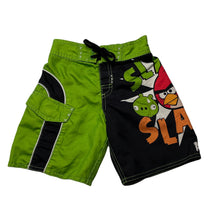 Load image into Gallery viewer, Boys ANGRY BIRDS, lightweight board shorts, elasticated, FUC, size 4,