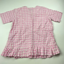 Load image into Gallery viewer, Girls HOPSCOTCH, checked cotton top, Made In Australia, L: 46cm, armpit to armpit: 39cm, EUC, size 6,