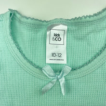 Load image into Gallery viewer, Girls Kids & Co, waffle cotton long sleeve pyjama top, EUC, size 10-12,