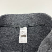 Load image into Gallery viewer, Girls Kids & Co, grey stretchy jodhpur style pants / leggings, elasticated, GUC, size 7,