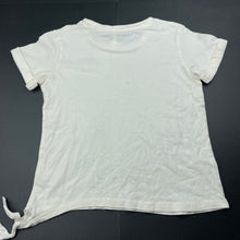 Load image into Gallery viewer, Girls Target, embroidered cotton t-shirt / top, mark on back, FUC, size 8,