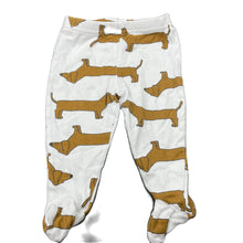 Load image into Gallery viewer, unisex Baby Berry, cotton footed leggings / bottoms, dogs, GUC, size 00,