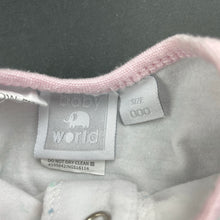 Load image into Gallery viewer, Girls Baby World, floral stretchy romper, FUC, size 000,