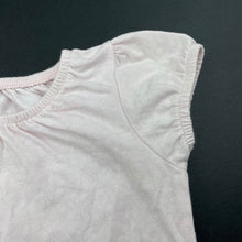 Load image into Gallery viewer, Girls Mothercare, pink stretchy t-shirt / top, FUC, size 00,