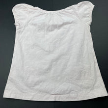 Load image into Gallery viewer, Girls Mothercare, pink stretchy t-shirt / top, FUC, size 00,