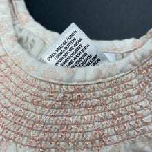 Load image into Gallery viewer, Girls Target, cotton lined floral viscose / linen dress, EUC, size 00, L: 35cm