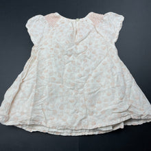 Load image into Gallery viewer, Girls Target, cotton lined floral viscose / linen dress, EUC, size 00, L: 35cm