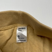 Load image into Gallery viewer, Boys Anko, fleece lined lightweight cotton pants / bottoms, EUC, size 0,