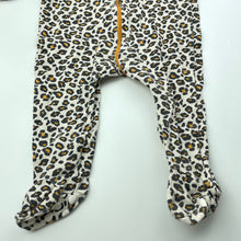 Load image into Gallery viewer, Girls Baby Berry, cotton leopard print zip covverall / romper, FUC, size 0,
