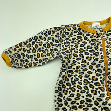 Load image into Gallery viewer, Girls Baby Berry, cotton leopard print zip covverall / romper, FUC, size 0,