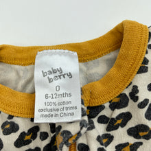 Load image into Gallery viewer, Girls Baby Berry, cotton leopard print zip covverall / romper, FUC, size 0,