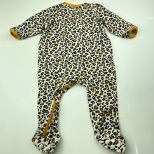 Load image into Gallery viewer, Girls Baby Berry, cotton leopard print zip covverall / romper, FUC, size 0,