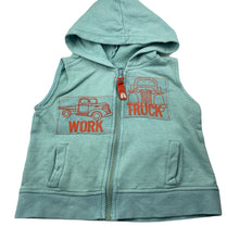 Load image into Gallery viewer, Boys Target, cotton hooded vest, FUC, size 0,