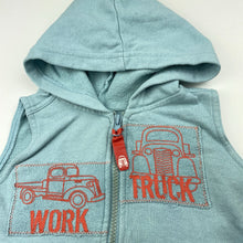 Load image into Gallery viewer, Boys Target, cotton hooded vest, FUC, size 0,