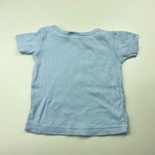 Load image into Gallery viewer, unisex Love Generation, blue cotton t-shirt / top, FUC, size 00,