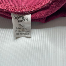 Load image into Gallery viewer, Girls Baby Berry, floral fleece lined pants, elasticated, GUC, size 0000,