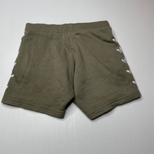 Load image into Gallery viewer, Girls Adidas, khaki fleece lined shorts, elasticated, FUC, size 4-5,