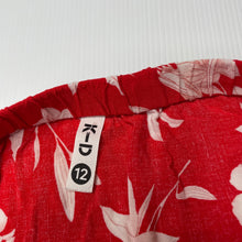 Load image into Gallery viewer, Girls KID, lightweight floral skirt, elasticated, L: 39cm, GUC, size 12,