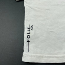 Load image into Gallery viewer, Boys FOLIE KIDS, white cotton t-shirt / top, FUC, size 6 months,