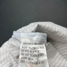 Load image into Gallery viewer, Boys Bebe by Minihaha, pink stripe cotton long sleeve shirt, FUC, size 0,
