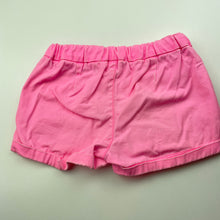 Load image into Gallery viewer, Girls Cotton On, pink cotton shorts, adjustable, FUC, size 1,