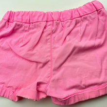 Load image into Gallery viewer, Girls Cotton On, pink cotton shorts, adjustable, FUC, size 1,