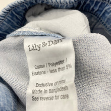 Load image into Gallery viewer, unisex Lily & Dan, knit denim pants, elasticated, FUC, size 0,