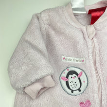 Load image into Gallery viewer, Girls Baby Baby, soft fleece travel sleeping bag, L: 58cm, FUC, size 00,