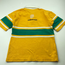 Load image into Gallery viewer, unisex Rugby Originals Official, vintage Australia Rugby World Cup 2003 cotton jersey, small fix lower front left, FUC, size 6,