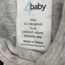 Load image into Gallery viewer, unisex 4 Baby, cotton bodysuit / romper, FUC, size 000,