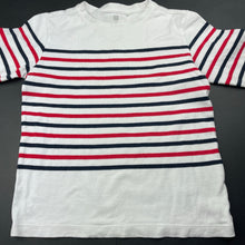 Load image into Gallery viewer, Girls Uniqlo, striped cotton long sleeve top, FUC, size 7-8,