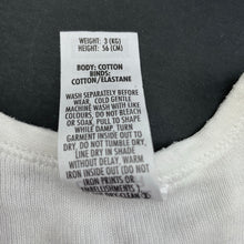 Load image into Gallery viewer, unisex Bonds, cotton singletsuit / romper, FUC, size 0000,