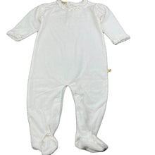 Load image into Gallery viewer, Girls Baby Club, embroidered velour coverall / romper, small marks, FUC, size 0,
